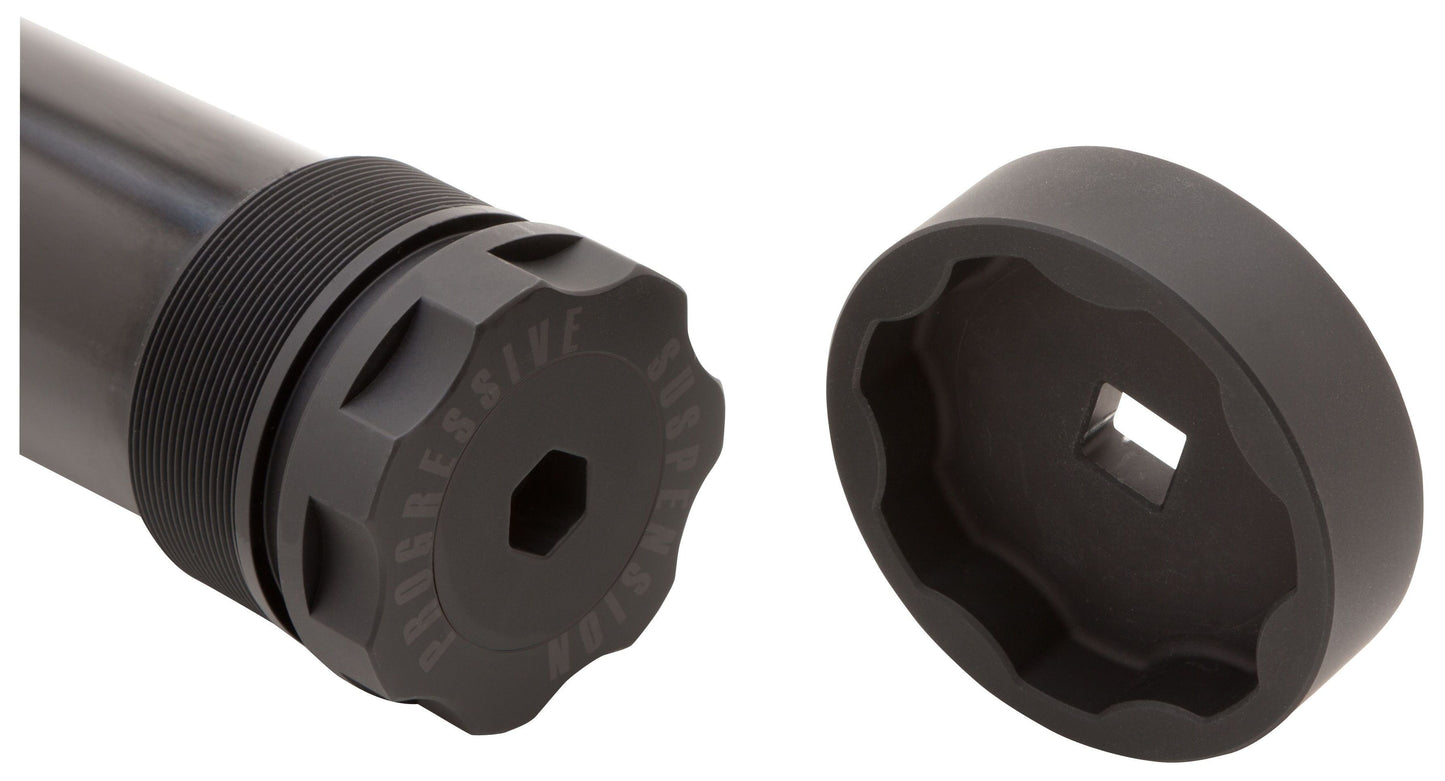 Kit de cartucho de horquilla monotubo progresivo para Harley Touring 2014-2016. Altura de serie (instalado previamente).