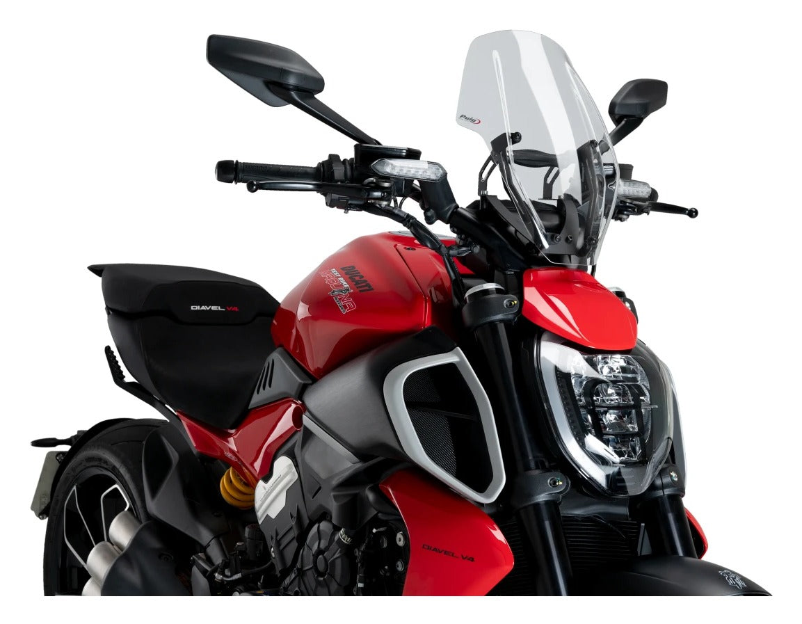 Cúpula ajustable Puig Nueva Generación Ducati Diavel V4 2023-2025
