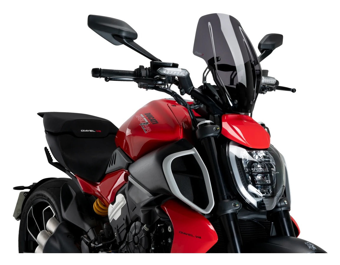 Cúpula ajustable Puig Nueva Generación Ducati Diavel V4 2023-2025
