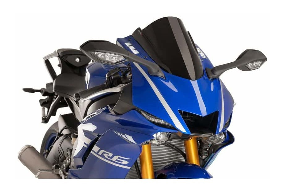 Cúpula Puig Z-Racing Yamaha R6 / R7 2017-2025 Negra [Previamente instalada]