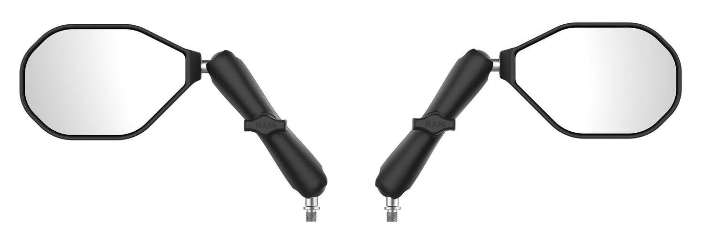Kit de espejos resistentes RAM Mounts con bases M10-1.25