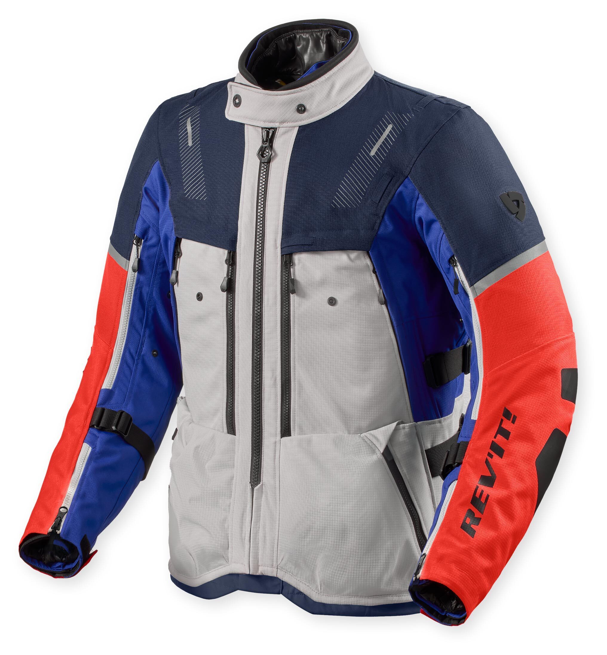 REV'IT! Sand 5 H2O Chaqueta Silver/Blue / MD [Blemished - Very Good]
