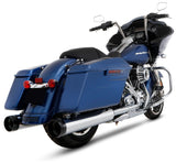 Silenciadores deslizantes Rinehart DBX 45 de 4 1/2" para Harley Touring
