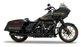 Silenciadores deslizantes Rinehart HP45 de 4 1/2" para Harley Touring 2017-2026