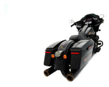 Silenciadores deslizantes Rinehart HP45 XL de 4 1/2" para Harley Touring 2017-2026