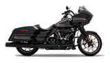 Silenciadores deslizantes Rinehart HP45 XL de 4 1/2" para Harley Touring 2017-2026