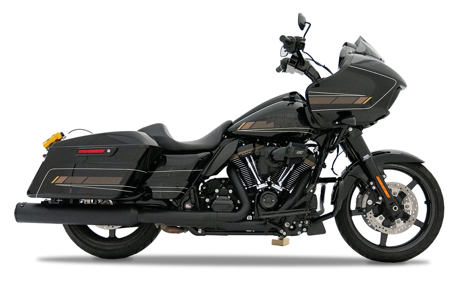 Silenciadores deslizantes Rinehart HP45 XL de 4 1/2" para Harley Touring 2017-2026