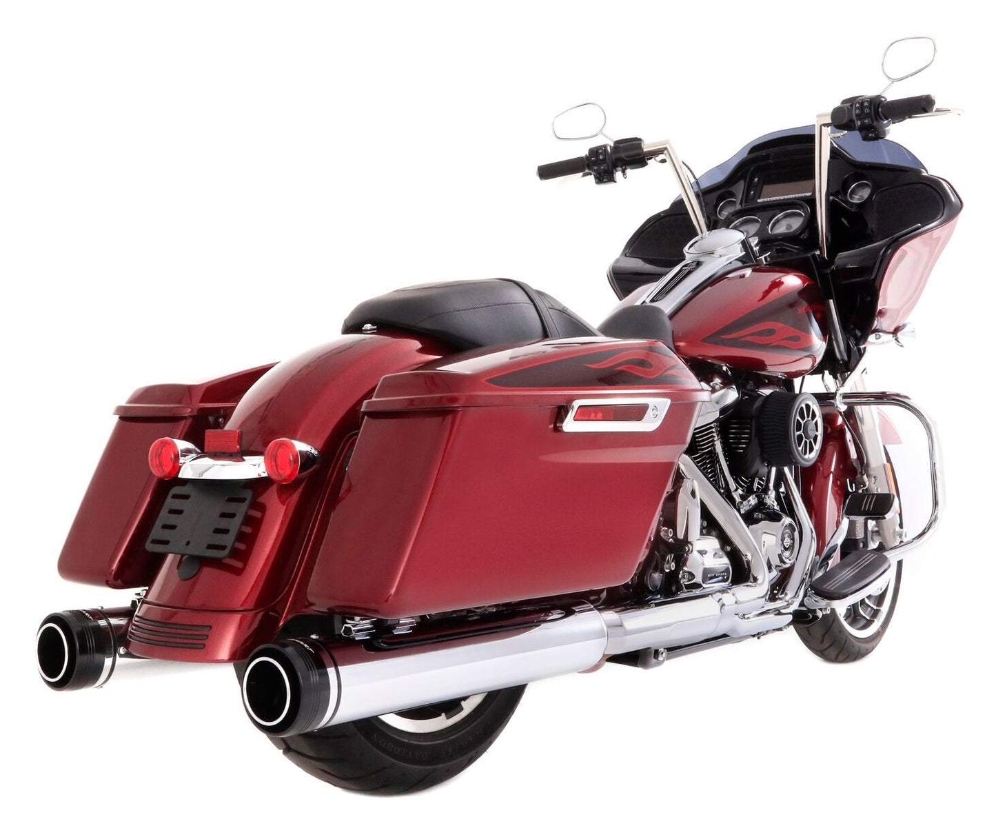 Silenciadores deslizantes Rinehart DBX 45 de 4 1/2" para Harley Touring