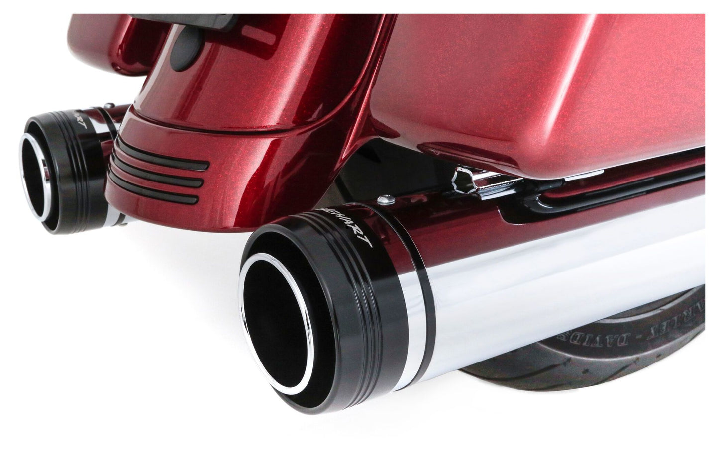 Silenciadores deslizantes Rinehart DBX 45 de 4 1/2" para Harley Touring