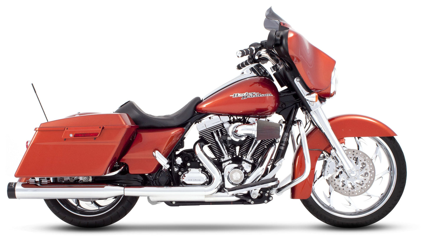 Silenciadores deslizantes Rinehart DBX 40 de 4" para Harley Touring