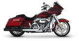 Silenciadores deslizantes Rinehart DBX 40 de 4" para Harley Touring
