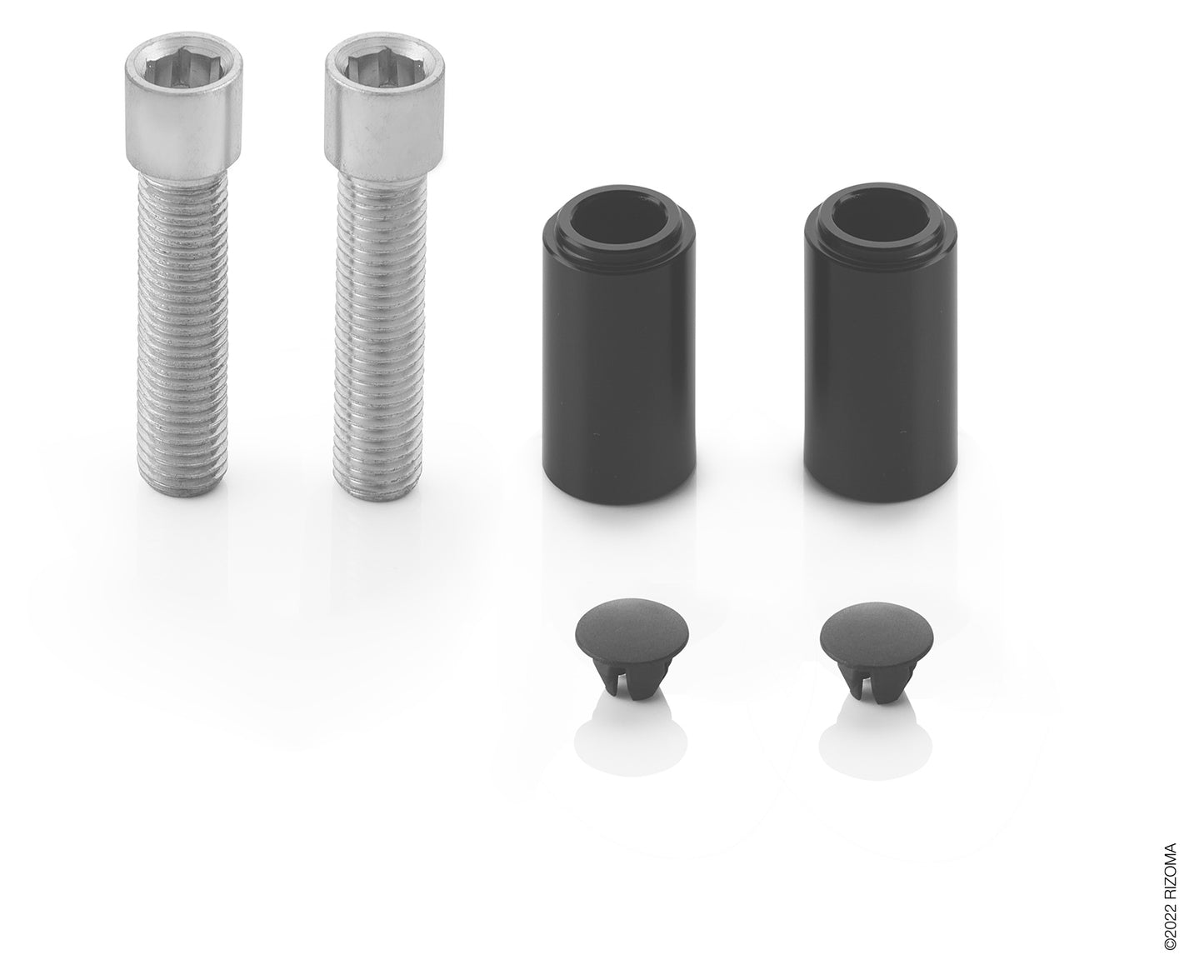 Adaptador de espejo Rizoma Stealth Naked