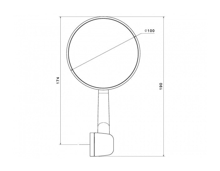 Espejo retrovisor Rizoma Spirit RS