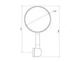 Espejo retrovisor Rizoma Spirit RS