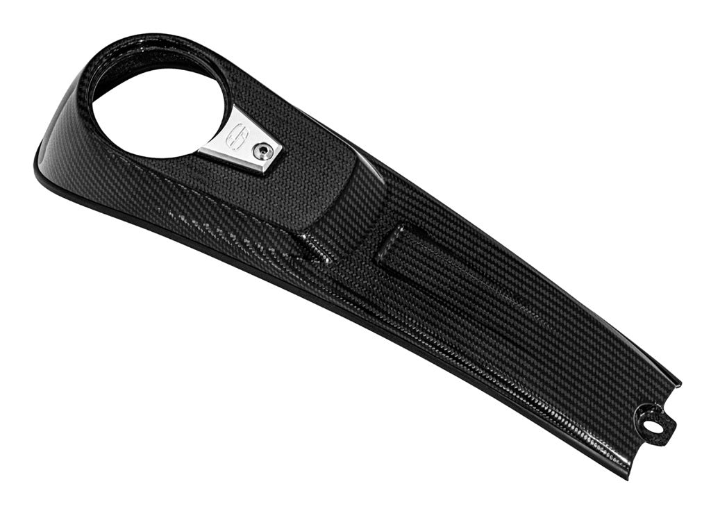 Consola de tablero de fibra de carbono Saddlemen para Harley