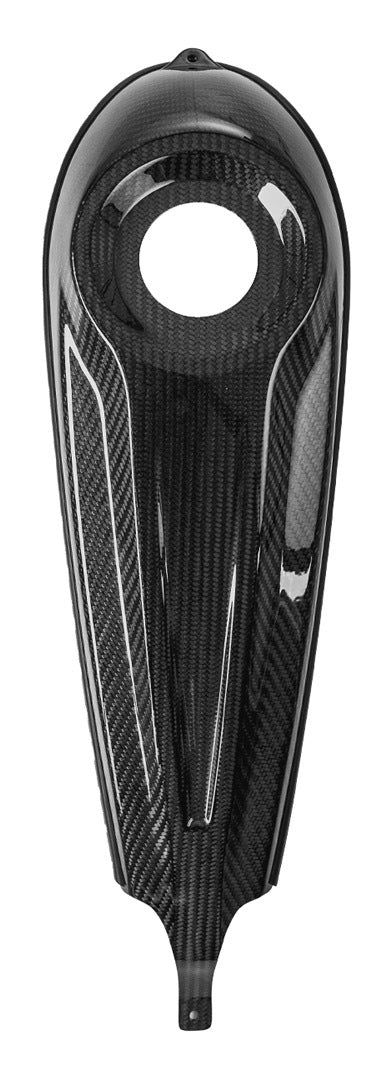 Consola de tablero de fibra de carbono Saddlemen para Harley