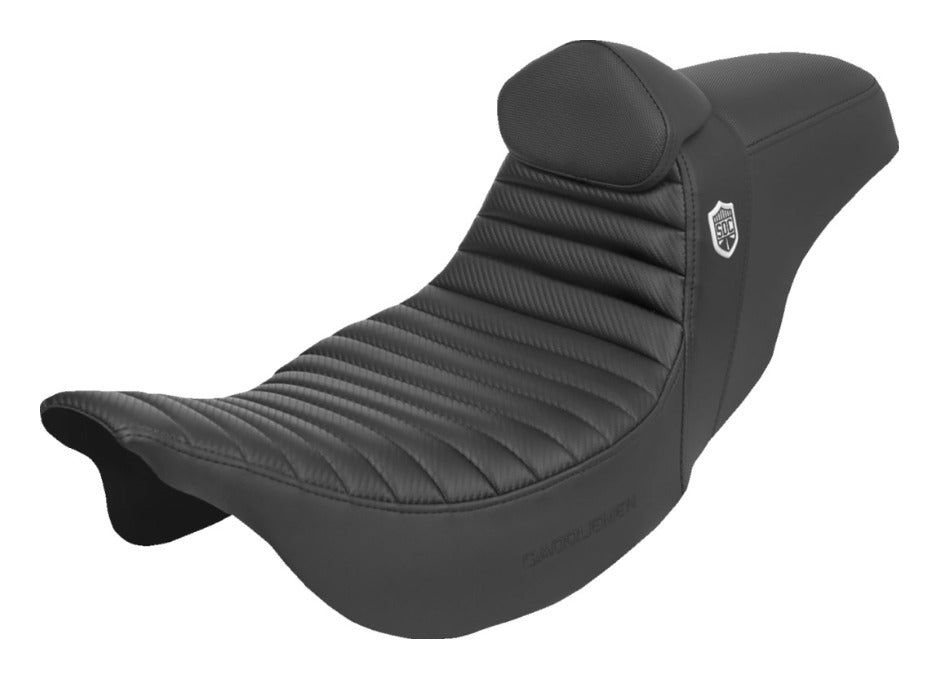 Asiento Saddlemen Pro Series SDC Performance Gripper Tuck 'N Roll para Harley