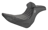 Asiento con agarre de alto rendimiento Saddlemen Pro Series SDC para Harley