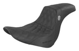 Asiento con agarre de alto rendimiento Saddlemen Pro Series SDC para Harley
