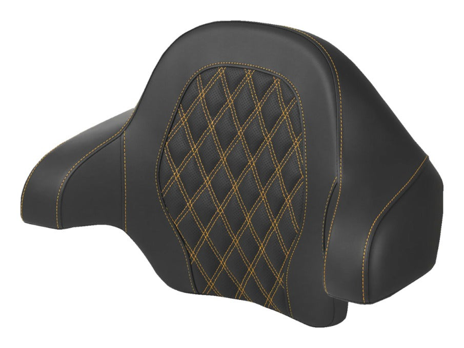 Cojín de respaldo Saddlemen RoadSofa LS con costuras enrejadas para Harley Touring (2014-2026)