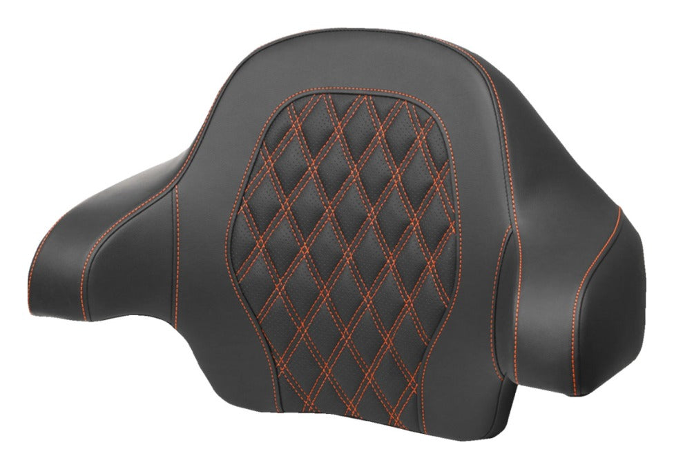 Cojín de respaldo Saddlemen RoadSofa LS con costuras enrejadas para Harley Touring (2014-2026)
