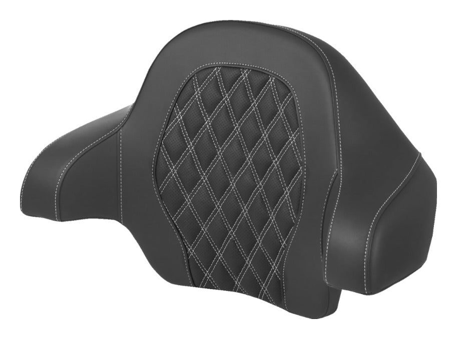 Cojín de respaldo Saddlemen RoadSofa LS con costuras enrejadas para Harley Touring (2014-2026)