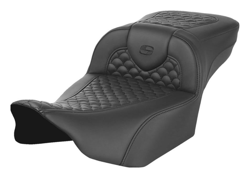 Asiento doble a escala Dragon de Saddlemen Roadsofa DS para Harley Touring