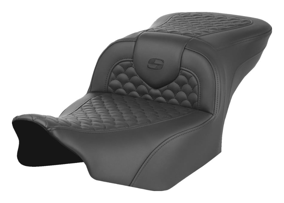 Asiento doble a escala Dragon de Saddlemen Roadsofa DS para Harley Touring