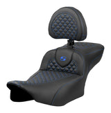 Asiento doble a escala Dragon de Saddlemen Roadsofa DS para Harley Touring