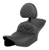 Asiento doble Saddlemen Roadsofa Tri Gripper para Harley Touring