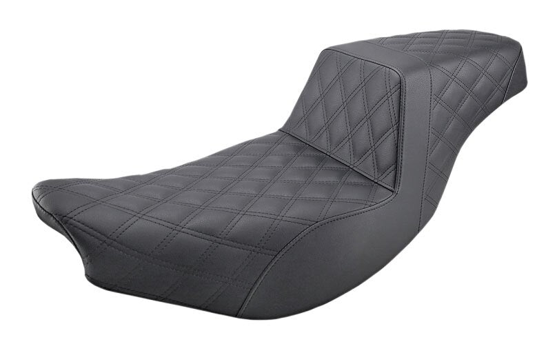 Asiento Saddlemen Step-Up LS con costura de celosía para Indian