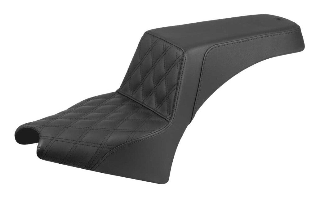Asiento Saddlemen Step-Up LS con costuras de celosía para Indian Scout 2025-2026