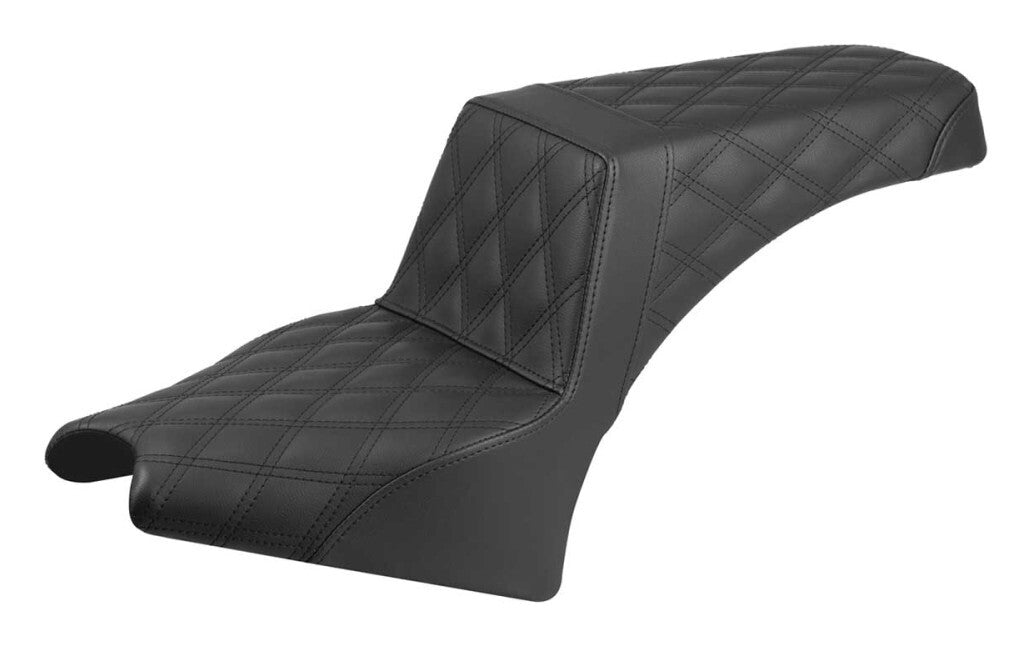 Asiento Saddlemen Step-Up LS con costuras de celosía para Indian Scout 2025-2026