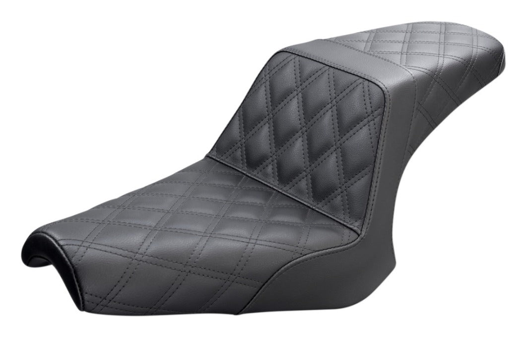 Asiento Saddlemen Step-Up LS con costuras de celosía para Yamaha Bolt (2014-2025)