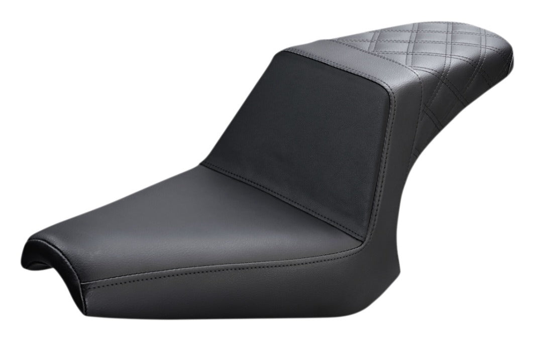 Asiento Saddlemen Step-Up LS con costuras de celosía para Yamaha Bolt (2014-2025)