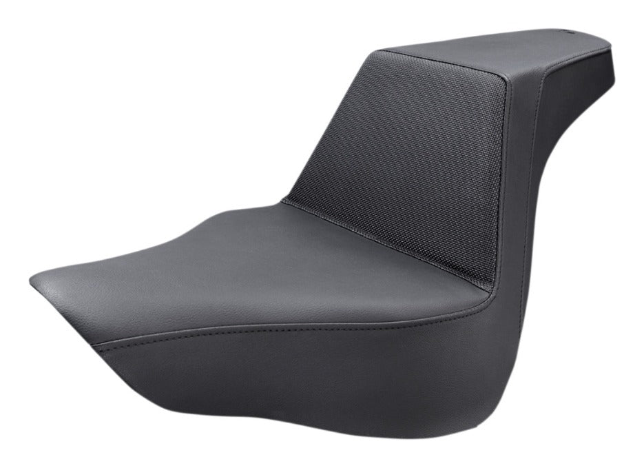 Asiento con agarre lumbar Saddlemen Step-Up para Harley