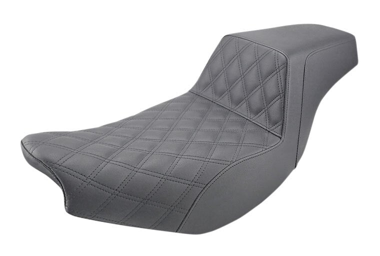Asiento Saddlemen Step-Up LS con costura de celosía para Indian