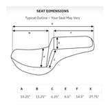 Asiento Saddlemen Step-Up TTR Tuck and Roll para Indian Scout 2025-2026