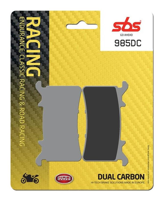Pastillas de freno delanteras de carbono doble SBS