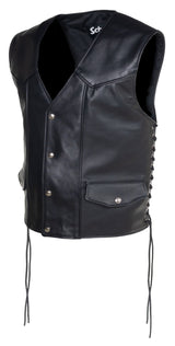 Schott Genuine Pebbled Biker Chaleco