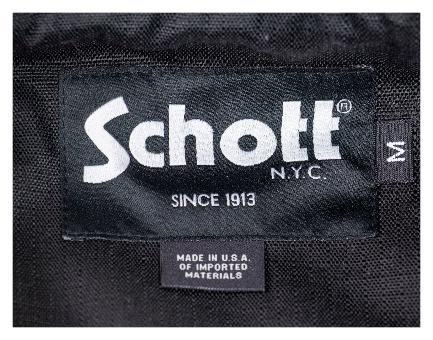 Schott Genuine Pebbled Biker Chaleco