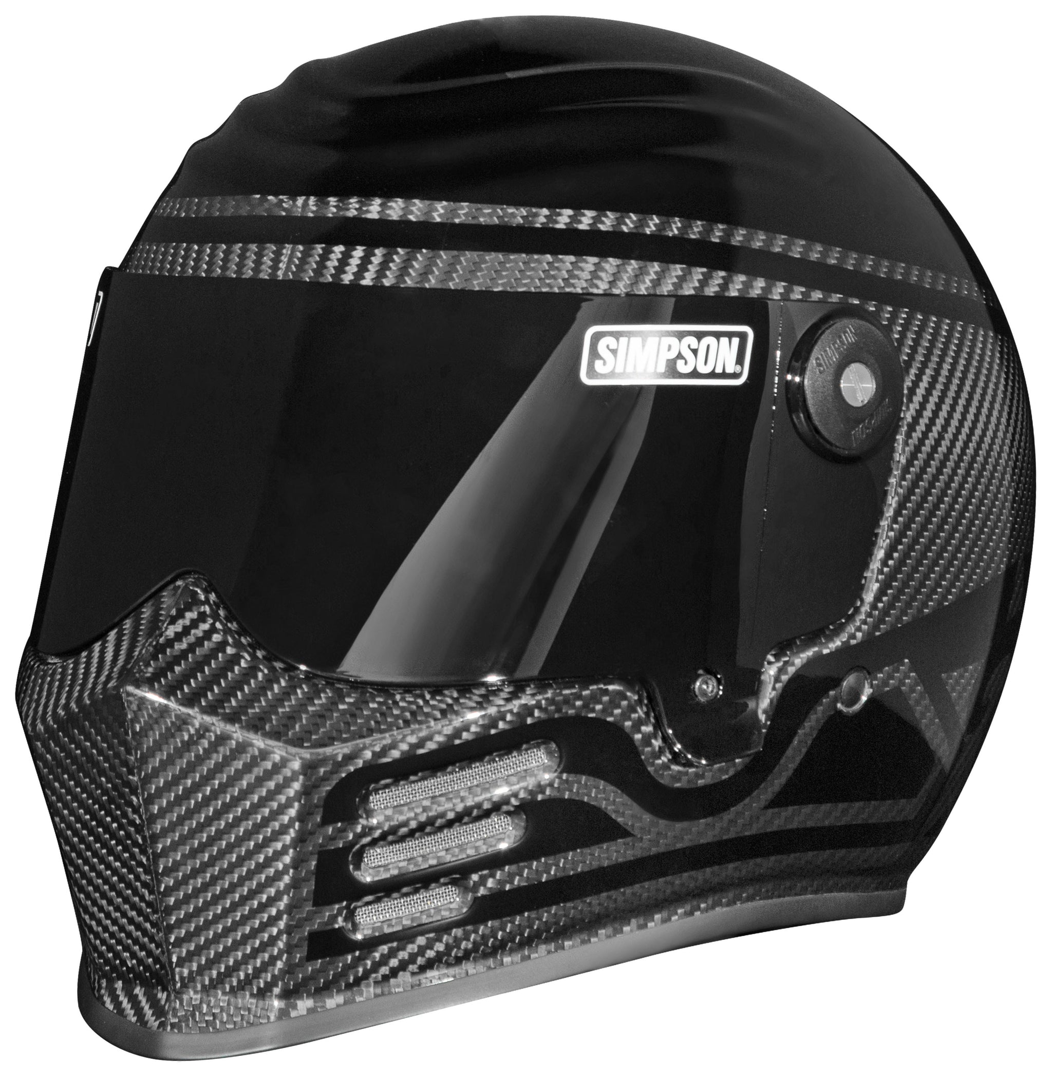 Simpson Cascos Outlaw Bandit 3.0 Carbon Unknown Industries LE Casco