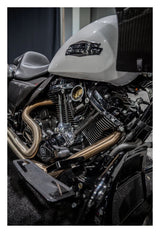 Tubos de empuje de fibra de carbono SlyFox Performance para Harley Milwaukee-Eight (2017-2026)