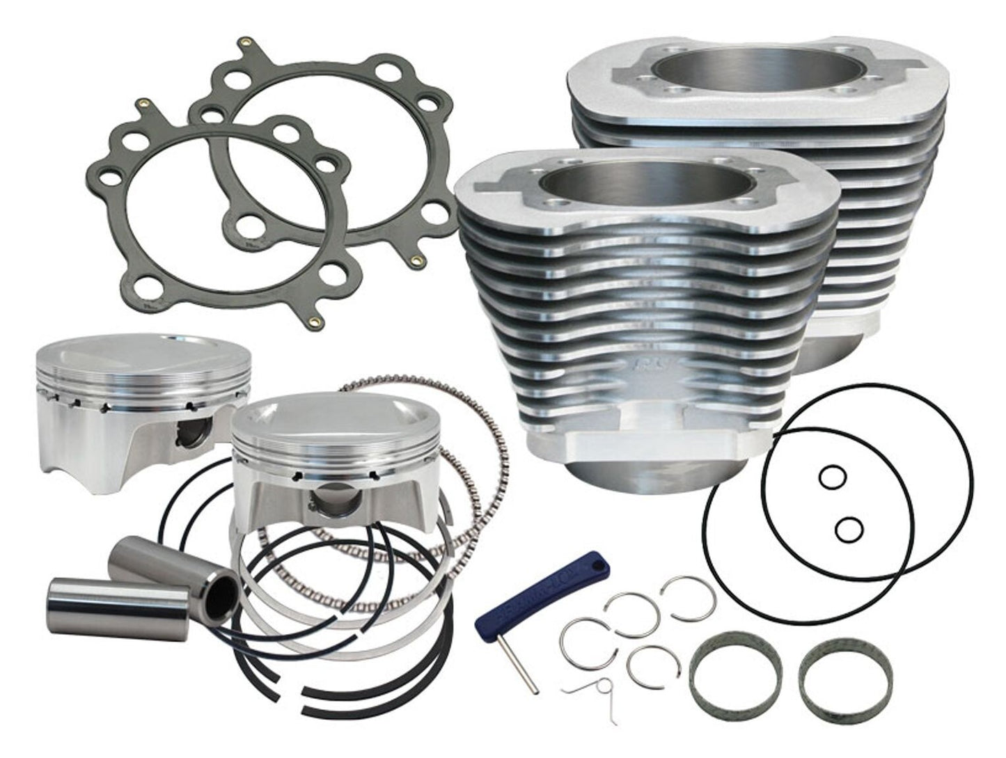 Kit de cilindros Sidewinder Big Bore de 100" de S&S Cycle para Harley Twin Cam (1999-2006)