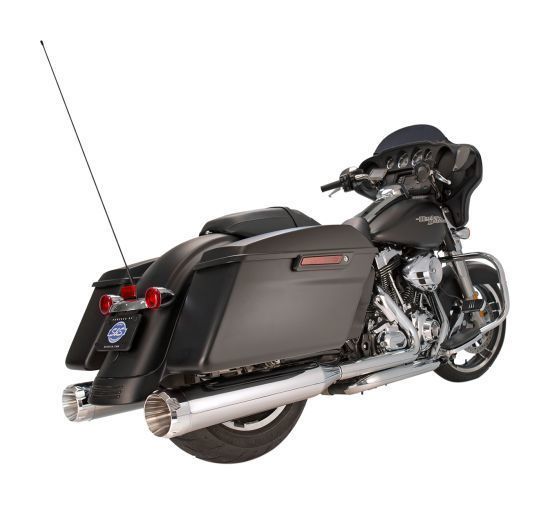 Silenciadores deslizantes S&S Cycle MK45 Thruster de 4,5" para Harley Touring