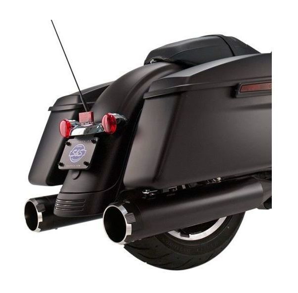 Silenciadores deslizantes S&S Cycle MK45 Thruster de 4,5" para Harley Touring