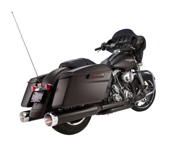 Silenciadores deslizantes S&S Cycle MK45 Thruster de 4,5" para Harley Touring