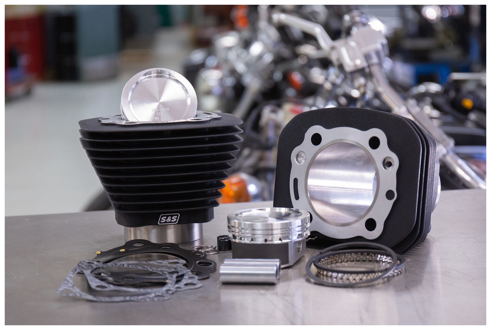 Kit de conversión S&S Cycle 883 a 1200 para Harley Sportster 1986-2021