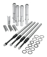 Kit de varillas de empuje S&S Cycle Quickee con cubiertas para Harley Twin Cam 1999-2017