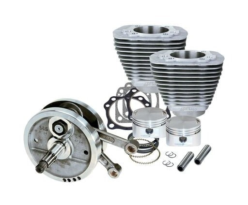 Kit de motor S&S Cycle Sidewinder Big Bore Stroker de 96" para Harley Evo Big Twin (1984-2000)